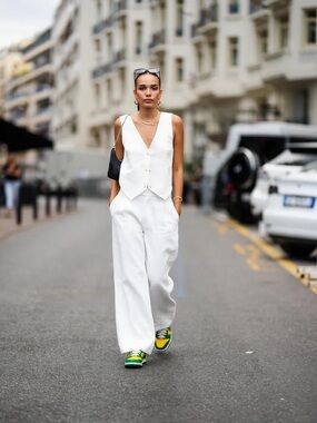 Women’s Rachel Zoe White Wide-Leg Pants